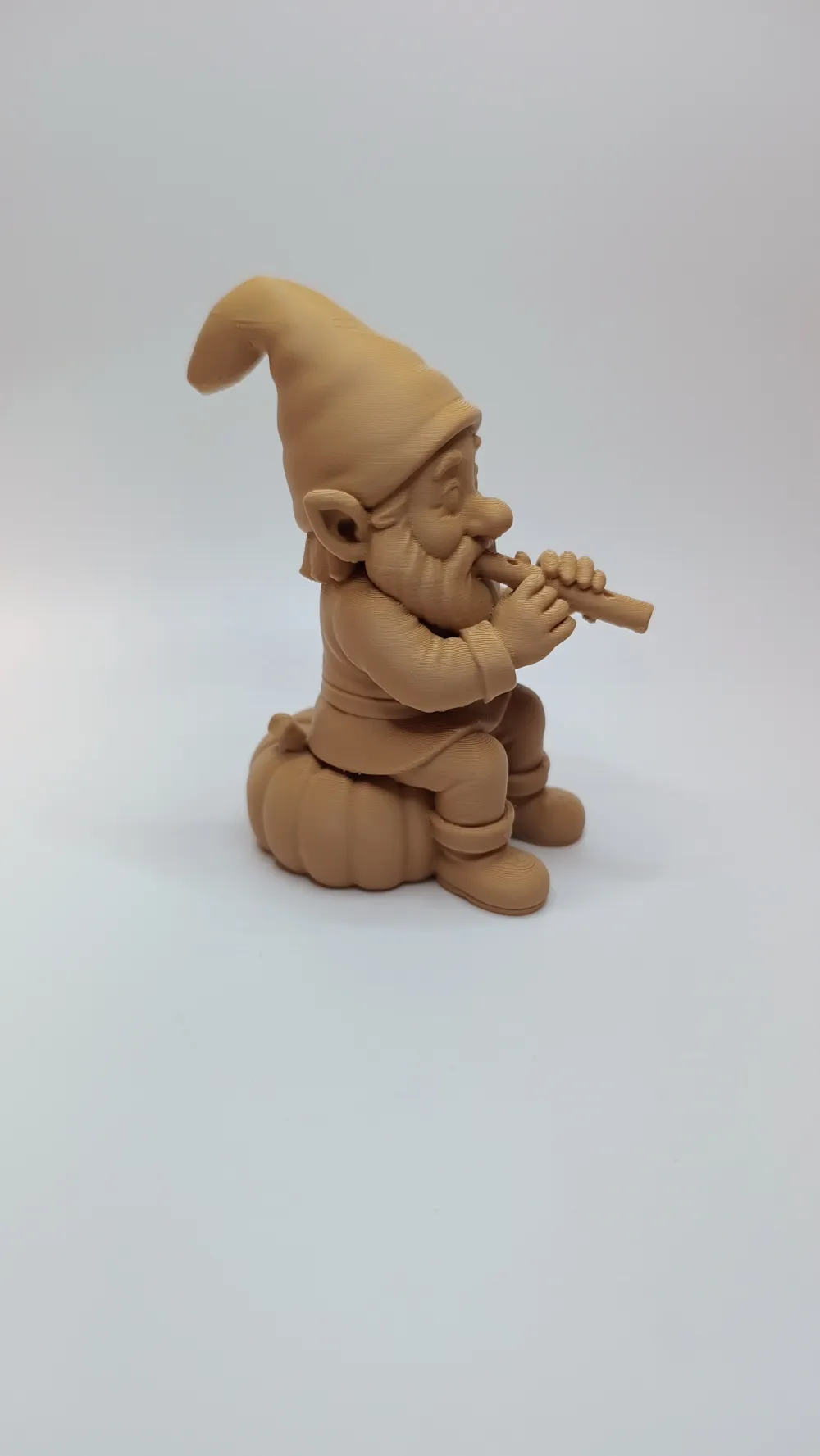 Music Gnome with Flute, photo 3 of 4 - Music Gnome with Flute Household