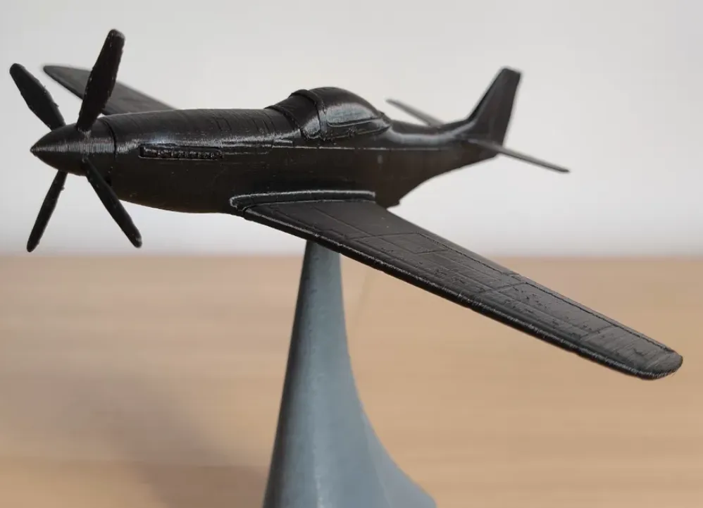 Mustang P51D model, another view - Classic & Vintage Car Models, decor