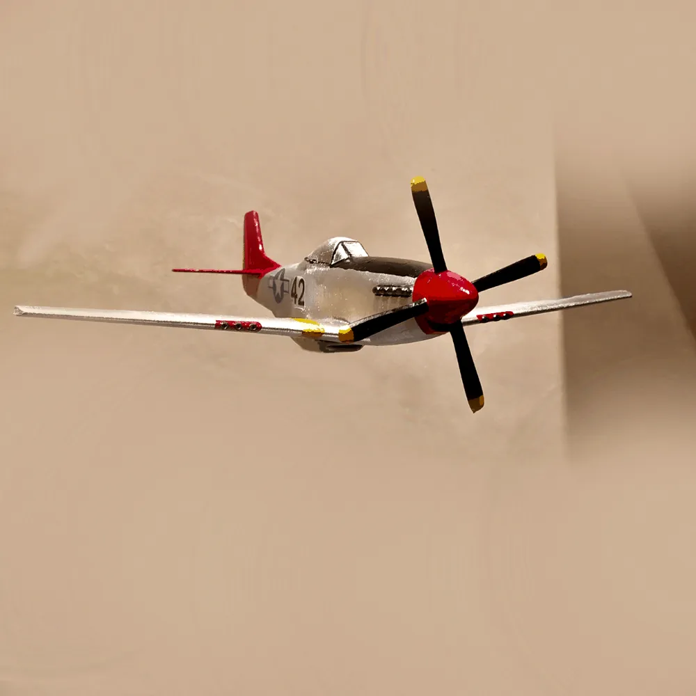 Mustang PF1-D Model Plane, another view - Classic & Vintage Car Models, wwiiaircraft
