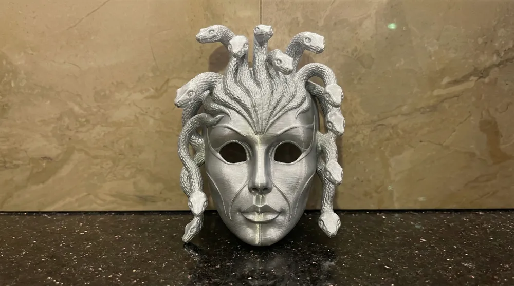 Mythical Medusa Mask - Gorgon Style, photo 3 of 4 - Mythical Medusa Mask - Gorgon Style Props & Cosplay