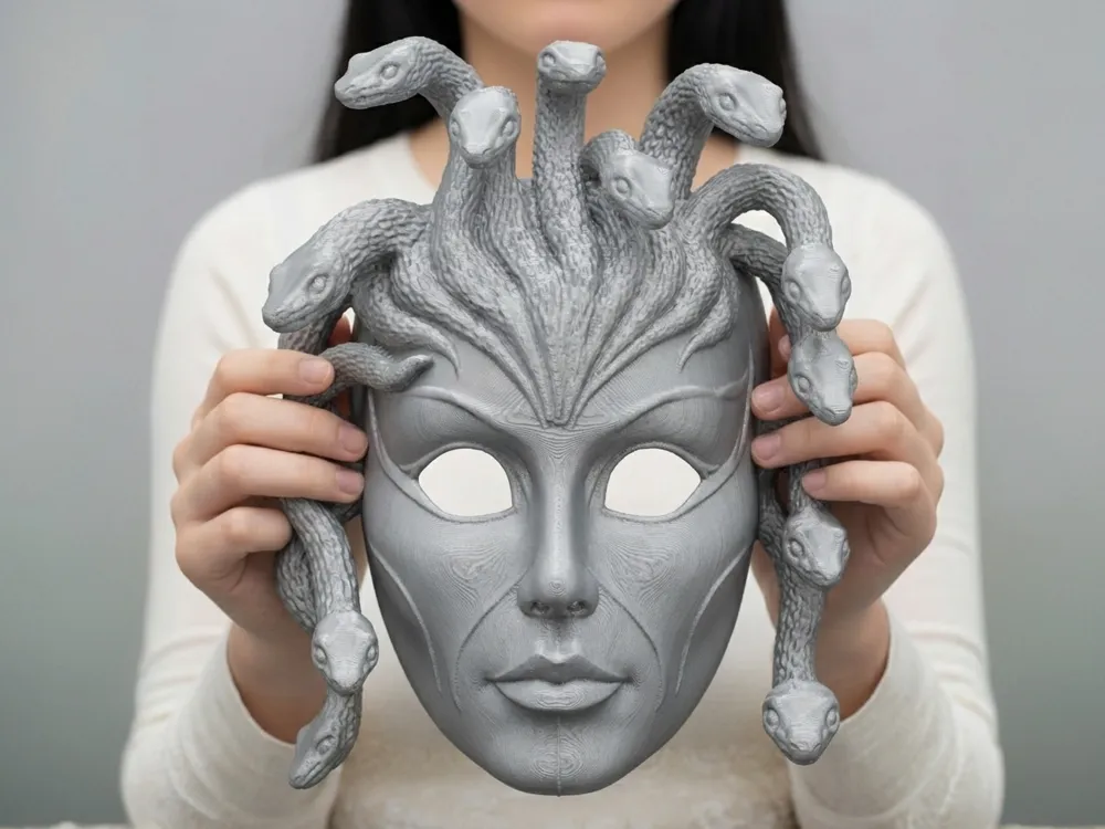 Mythical Medusa Mask - Gorgon Style