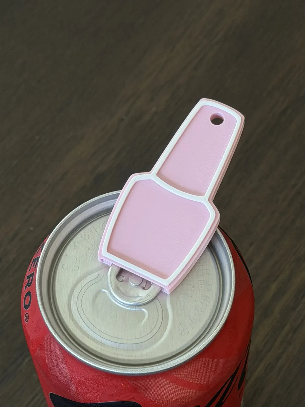 Nail Polish Can Tab Opener Keychain [Customizable], photo 2 of 4 - Photo & Custom Keychains, can opener