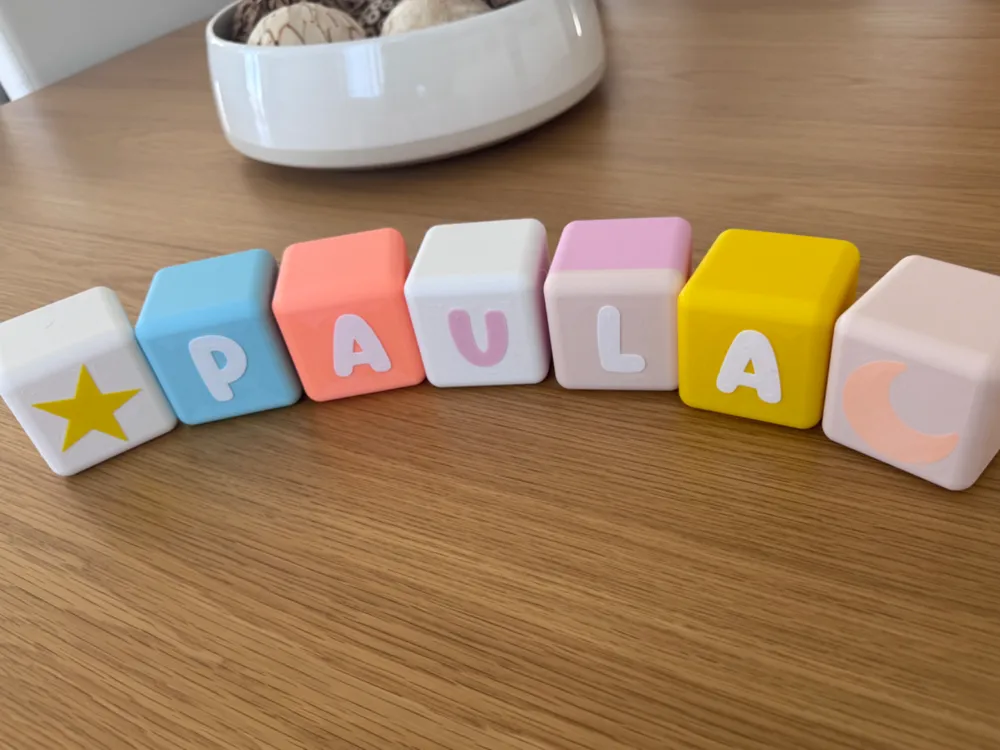 Name Blocks / Cubes - Nursery Decoration