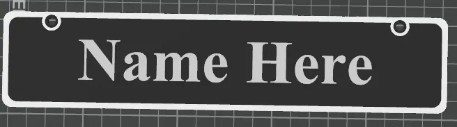 Name Plate, photo 2 of 4 - Name Plates, nameplate