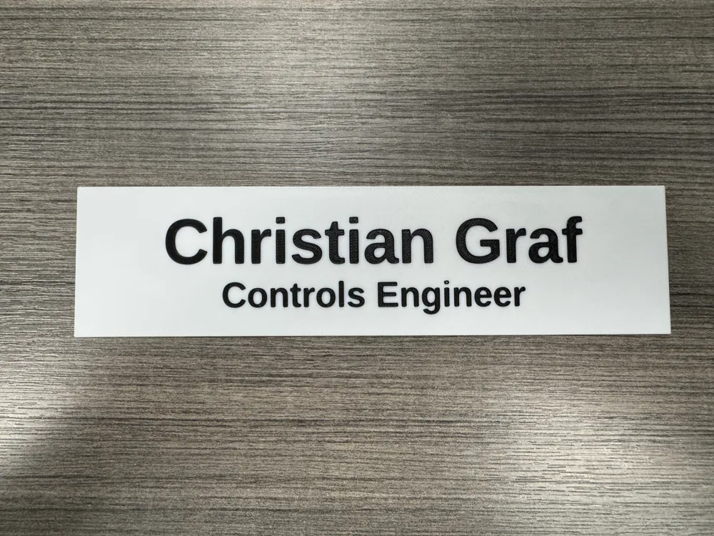 Name and Title, photo 2 of 4 - Name Plates, office