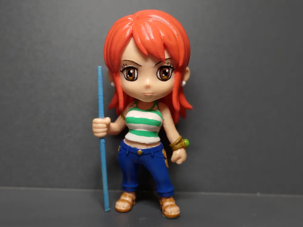 One Piece, Chibi Ornament, hand painting, photo 4 of 4 - One Piece, Chibi Ornament, hand painting Miniatures