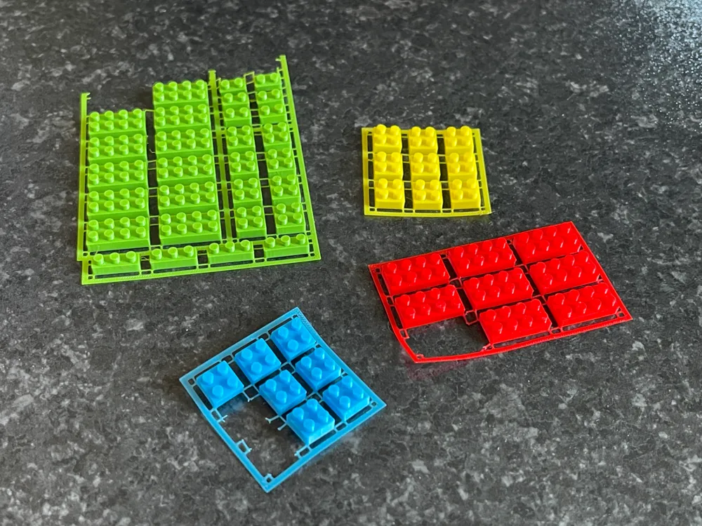 Nanoblocks (11 types x 10pcs/mat) building bricks, photo 2 of 4 - Nanoblocks (11 types x 10pcs/mat) building bricks Toys & Games