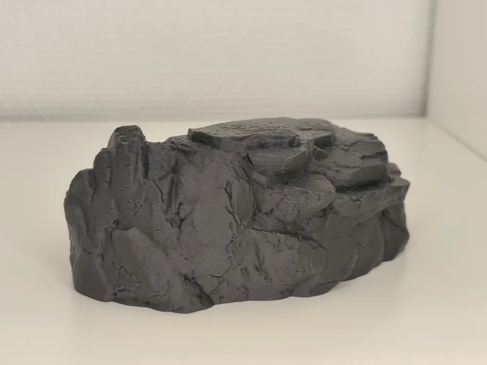 Natural Aquarium Terrarium Slate Rock Hideout, photo 4 of 4 - Natural Aquarium Terrarium Slate Rock Hideout Pets