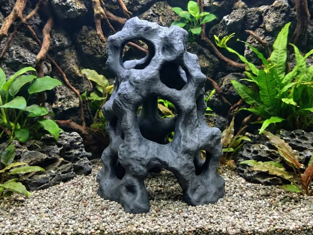Natural Reef Rock Tall Aquascape Aquarium Cave
