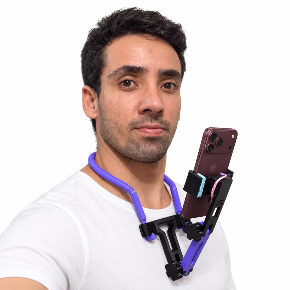 Neck Phone Holder, Hands-Free POV Mount, photo 2 of 4 - Neck Phone Holder, Hands-Free POV Mount Hobby & DIY