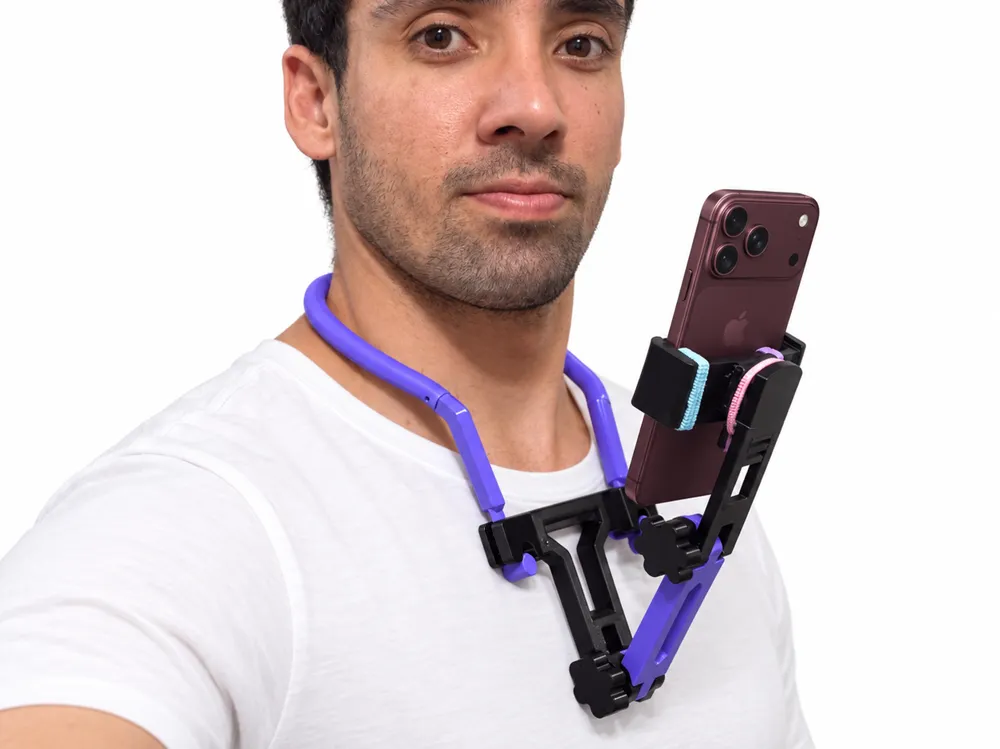 Neck Phone Holder, Hands-Free POV Mount, photo 4 of 4 - Neck Phone Holder, Hands-Free POV Mount Hobby & DIY