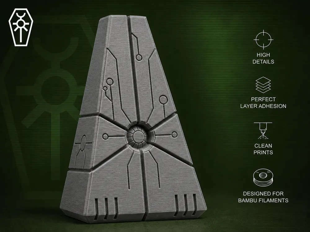 Necron Obelisk - Tabletop Terrain