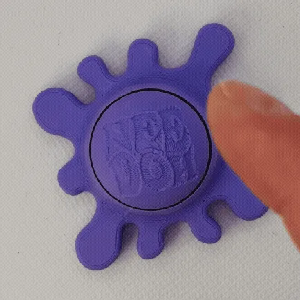 NeeDoh Sploot Splat Clicker Fidget Toy, photo 3 of 5 - Button & Click Fidgets, needoh clicker