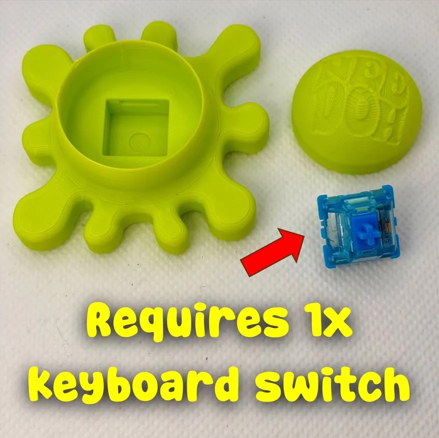 NeeDoh Sploot Splat Clicker Fidget Toy, photo 4 of 5 - Button & Click Fidgets, nee doh clicker