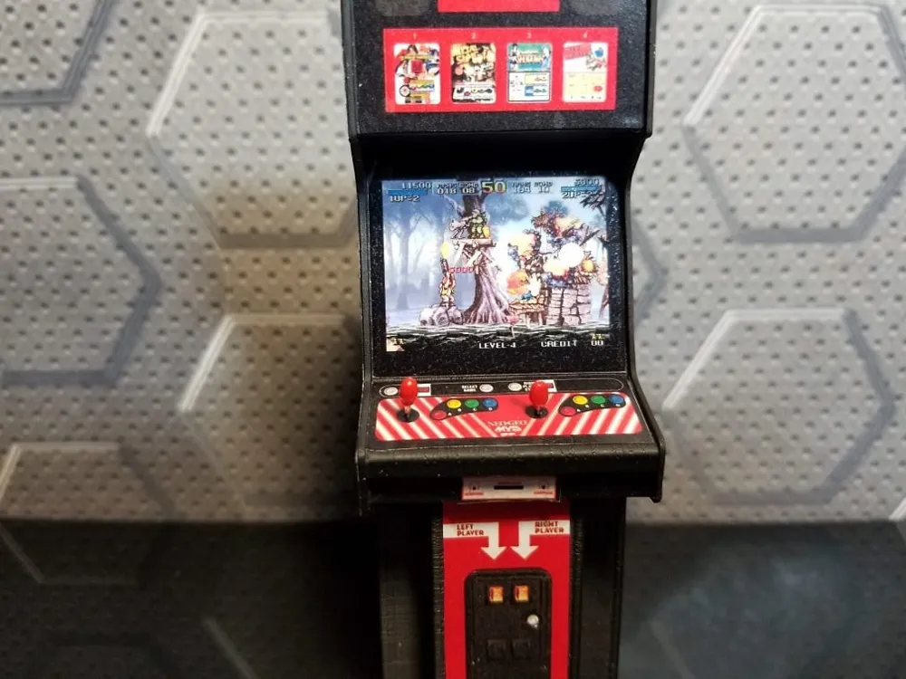 Neo Geo Arcade Machine Cabinet 1:16 scale, photo 2 of 4 - Neo Geo Arcade Machine Cabinet 1:16 scale Models, RC & Drones