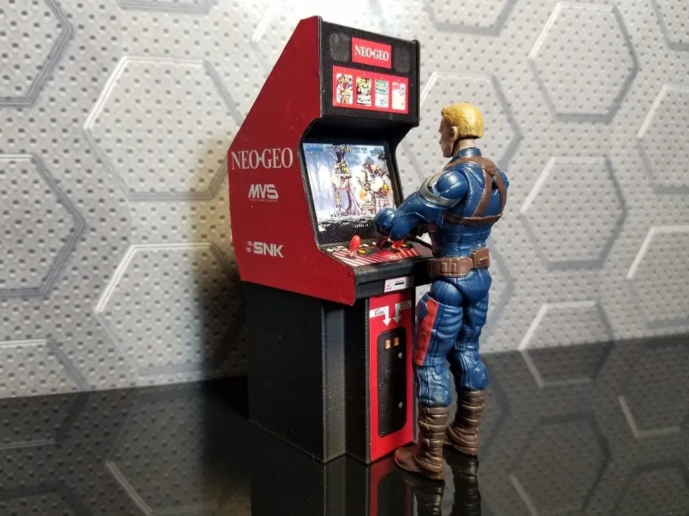 Neo Geo Arcade Machine Cabinet 1:16 scale - Scale Models & Model Kits, in stock