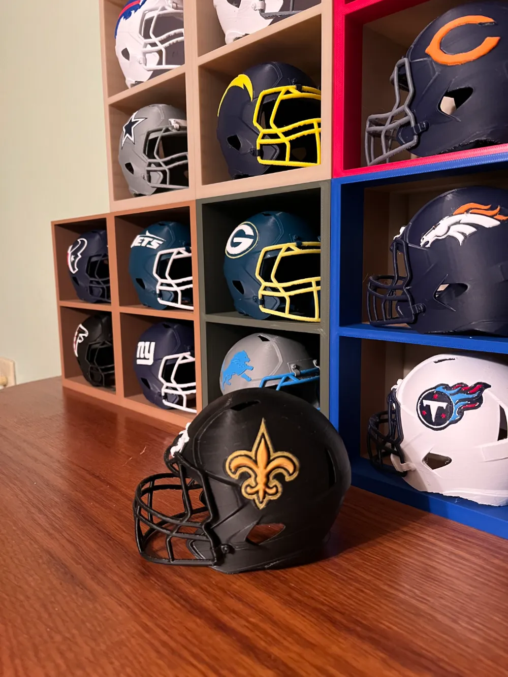 New Orleans Saints Football Helmet, photo 2 of 4 - New Orleans Saints Football Helmet Hobby & DIY