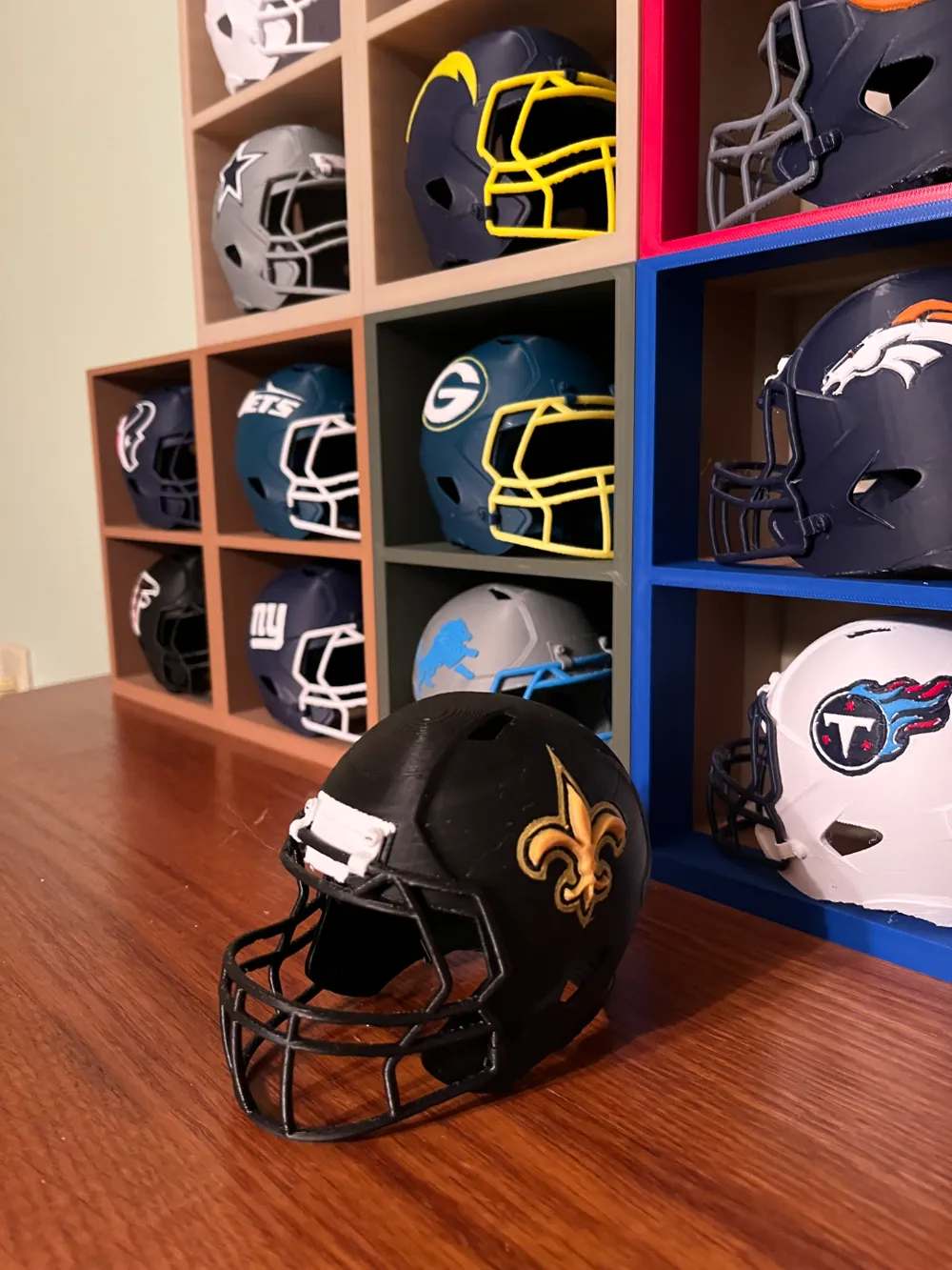 New Orleans Saints Football Helmet, photo 3 of 4 - New Orleans Saints Football Helmet Hobby & DIY