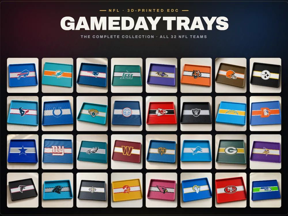NFL Gameday EDC Tray - All Teams Available!