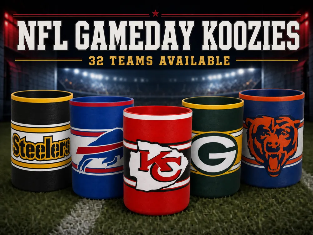 NFL Gameday Koozie - ALL NFL TEAMS AVAILABLE