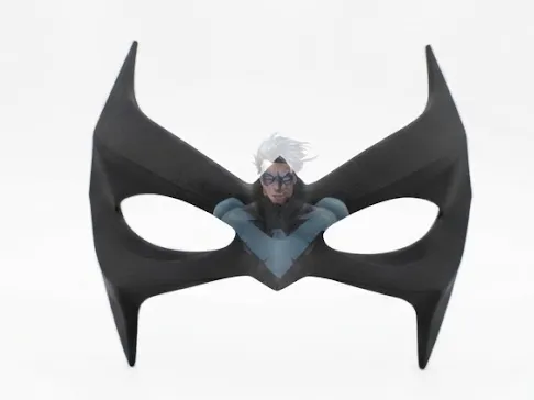 NIGHTWING MASK, photo 3 of 4 - NIGHTWING MASK Props & Cosplays