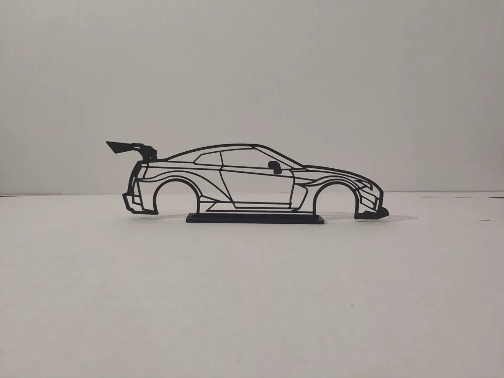 NISSAN GTR Liberty Walk * Car Outline \ WallArt, photo 4 of 4 - JDM & Supercar Models, wall art