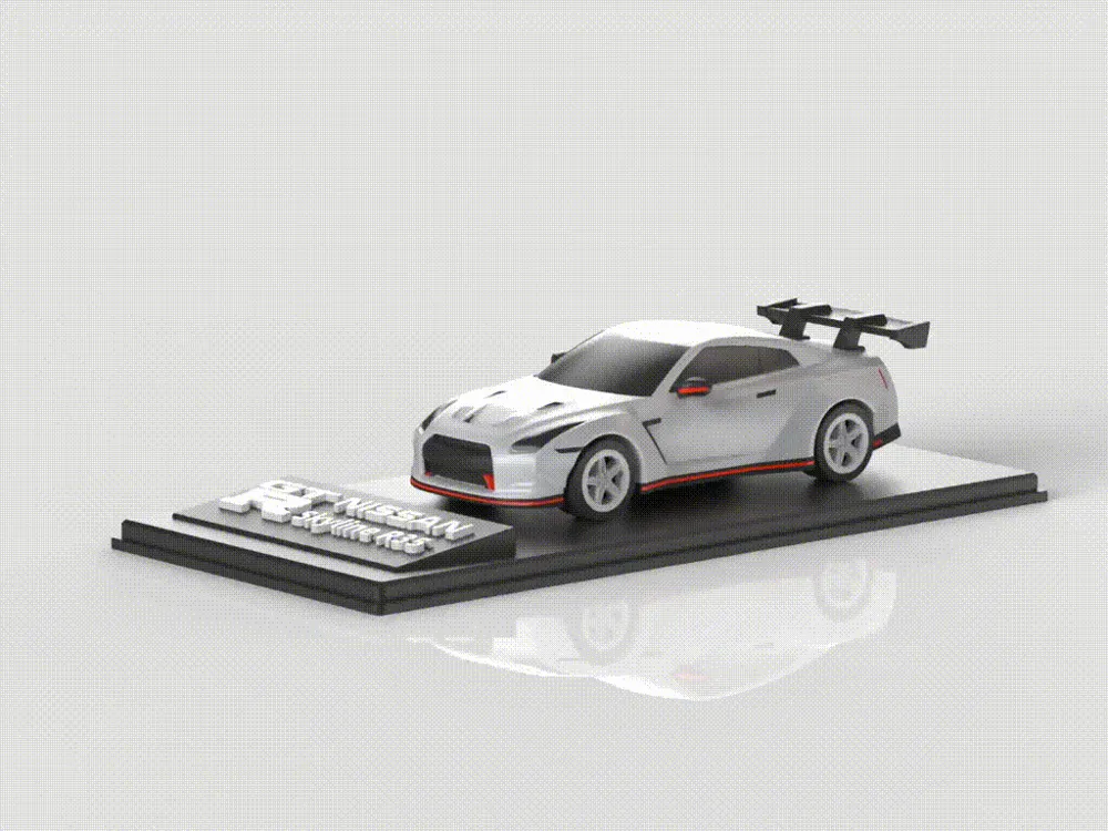 Nissan GT-R R35 Model with Display Base