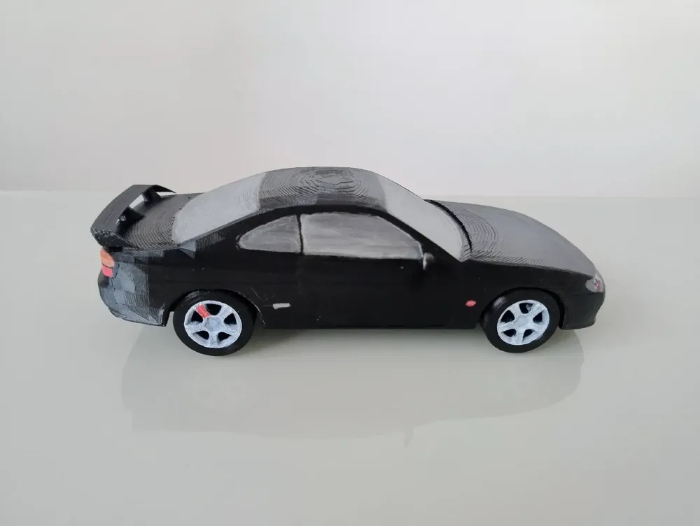 Nissan Silvia S15 Kit Card (1:24 scale), photo 2 of 4 - Car, Tank & Vehicle Kit Cards, multimaterial