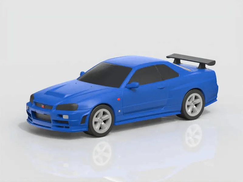 Nissan Skyline GT-R R34 Car Model