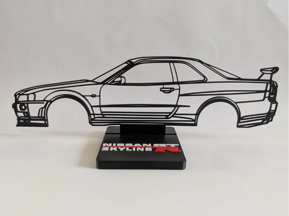 Nissan Skyline GTR silhouette