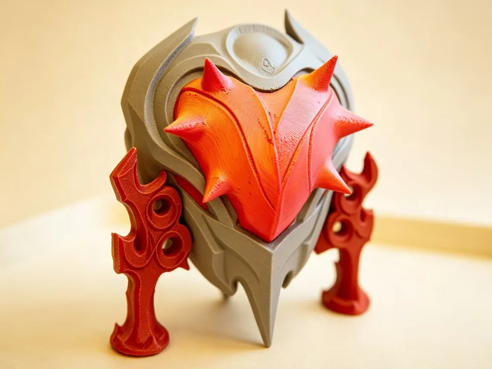 Heart of Steel Prop, 20cm Split Parts, photo 4 of 4 - Heart of Steel Prop, 20cm Split Parts Props & Cosplays