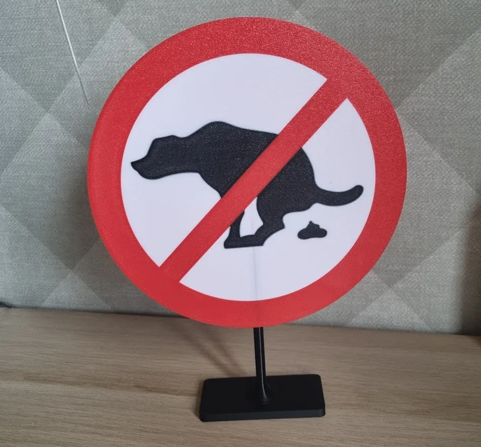 No Dog Poop Sign