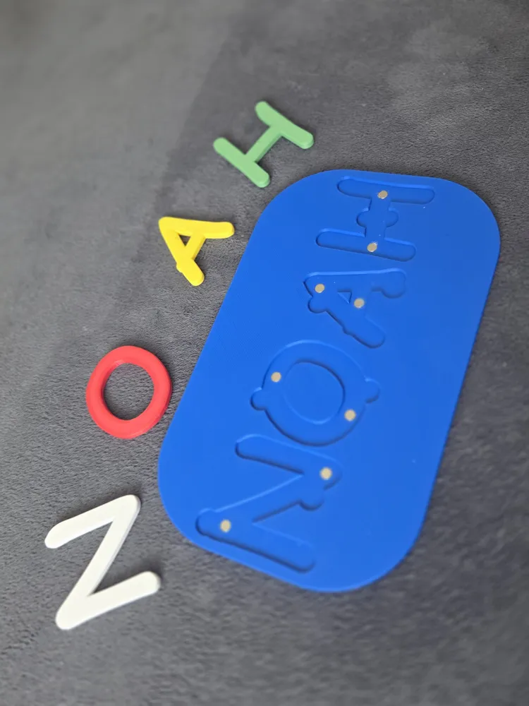 "Noah" Magnet Montessori Name Board, photo 3 of 4 - Baby & Toddler Toys, childrens toy