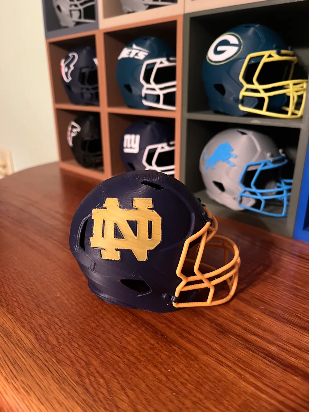 Notre Dame Fighting Irish College Football Helmet, photo 2 of 4 - Notre Dame Fighting Irish College Football Helmet Hobby & DIY