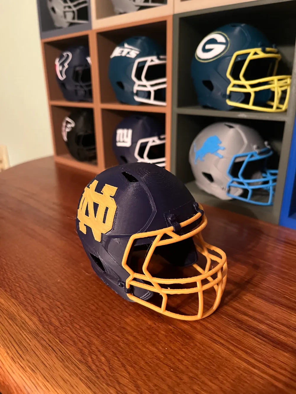 Notre Dame Fighting Irish College Football Helmet, photo 3 of 4 - Notre Dame Fighting Irish College Football Helmet Hobby & DIY