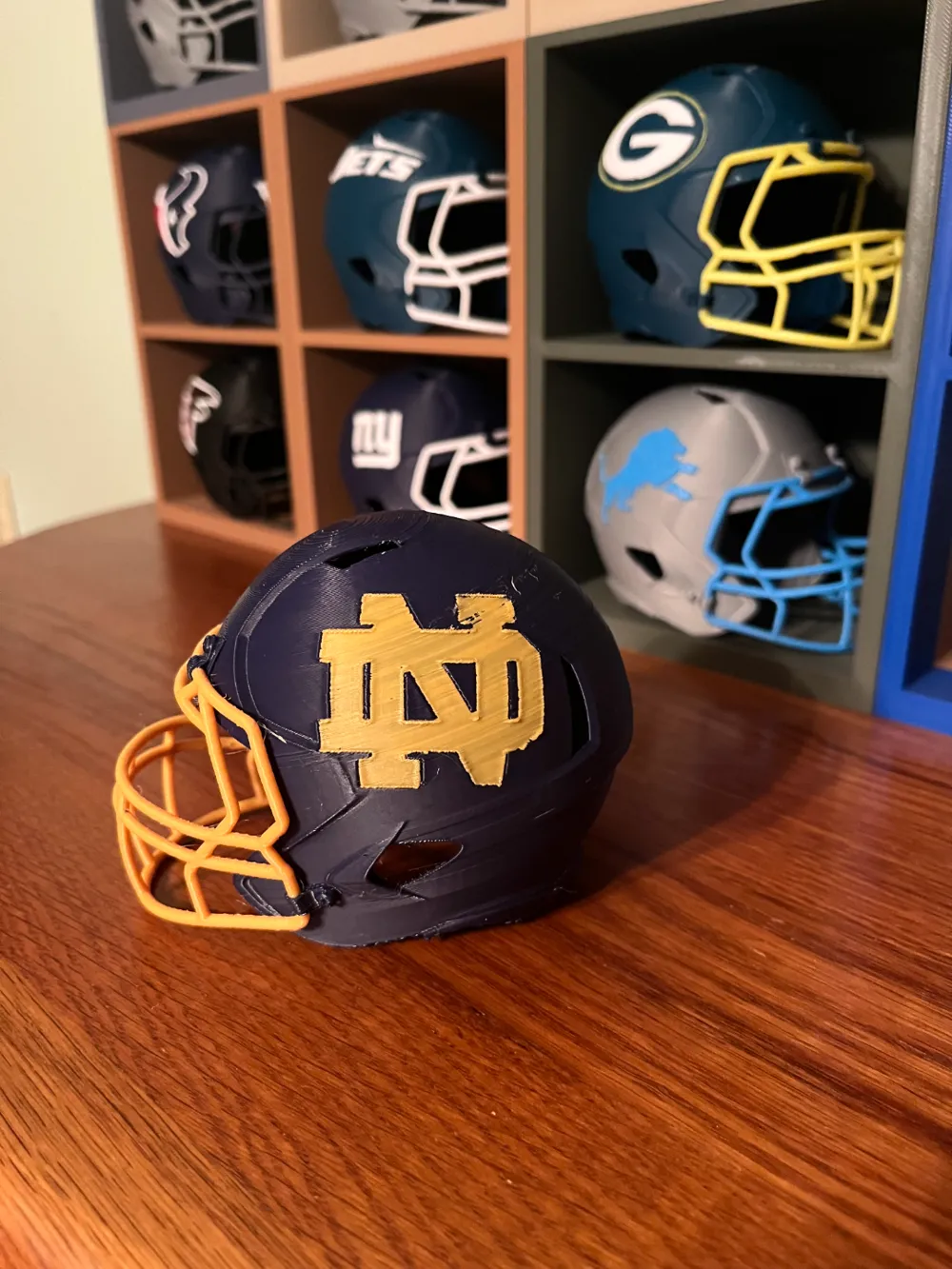 Notre Dame Fighting Irish College Football Helmet, photo 4 of 4 - Notre Dame Fighting Irish College Football Helmet Hobby & DIY