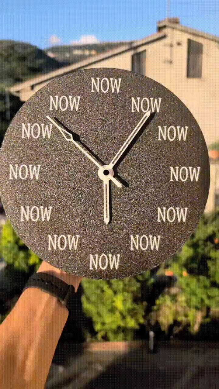 Now O'Clock / Motivational Clock [Clock Kit-MH011], photo 2 of 4 - Now O'Clock / Motivational Clock [Clock Kit-MH011] Household