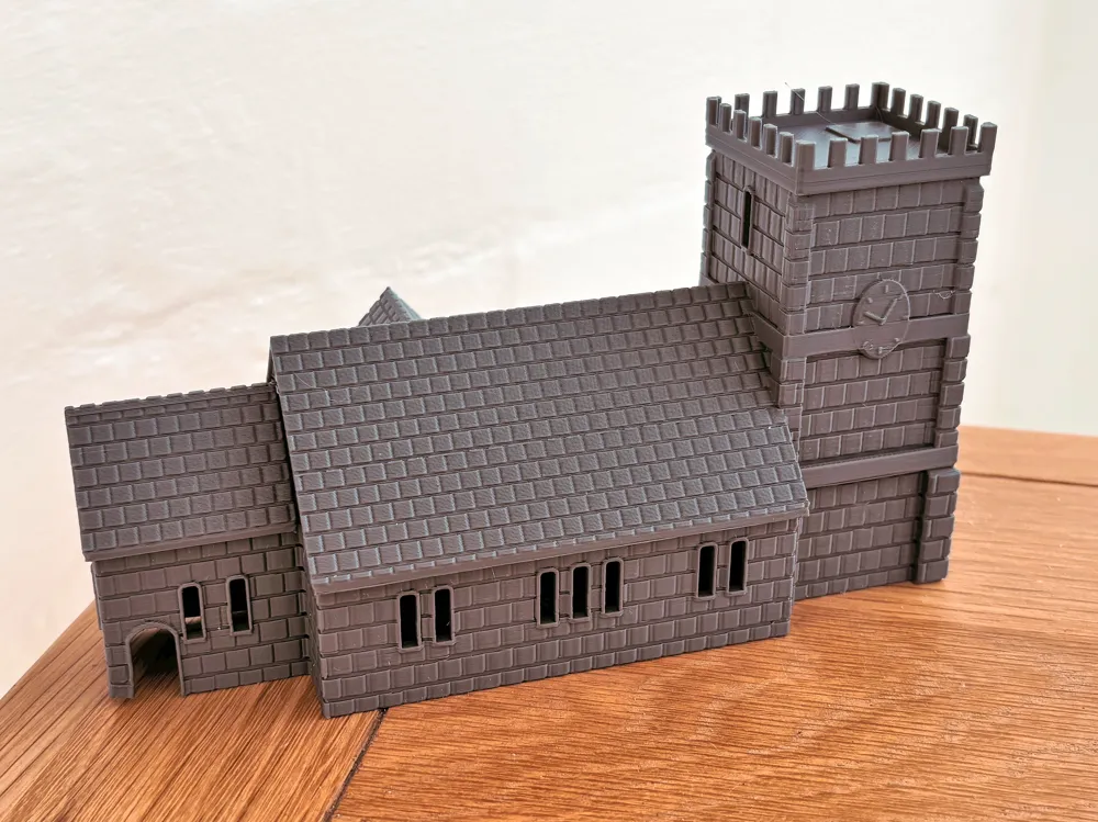 N Scale Church.. Model Railway Layout / Diorama, photo 3 of 4 - N Scale Church.. Model Railway Layout / Diorama Figurines & Collectibles