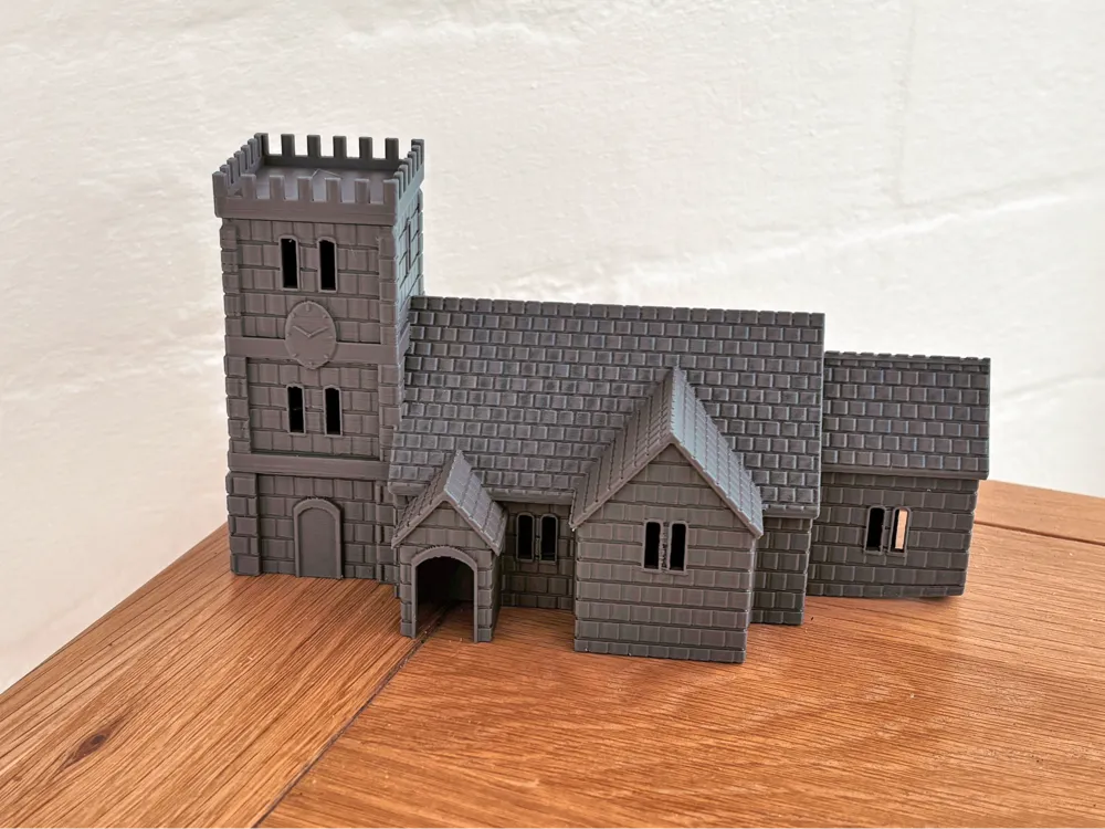 N Scale Church.. Model Railway Layout / Diorama - Dioramas & Scenes, in stock