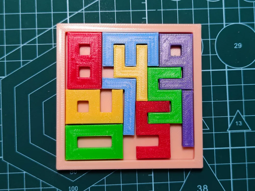 Number Puzzle Tangram, photo 3 of 4 - Tangrams, Tile & Sliding Puzzles, jigsaw puzzle