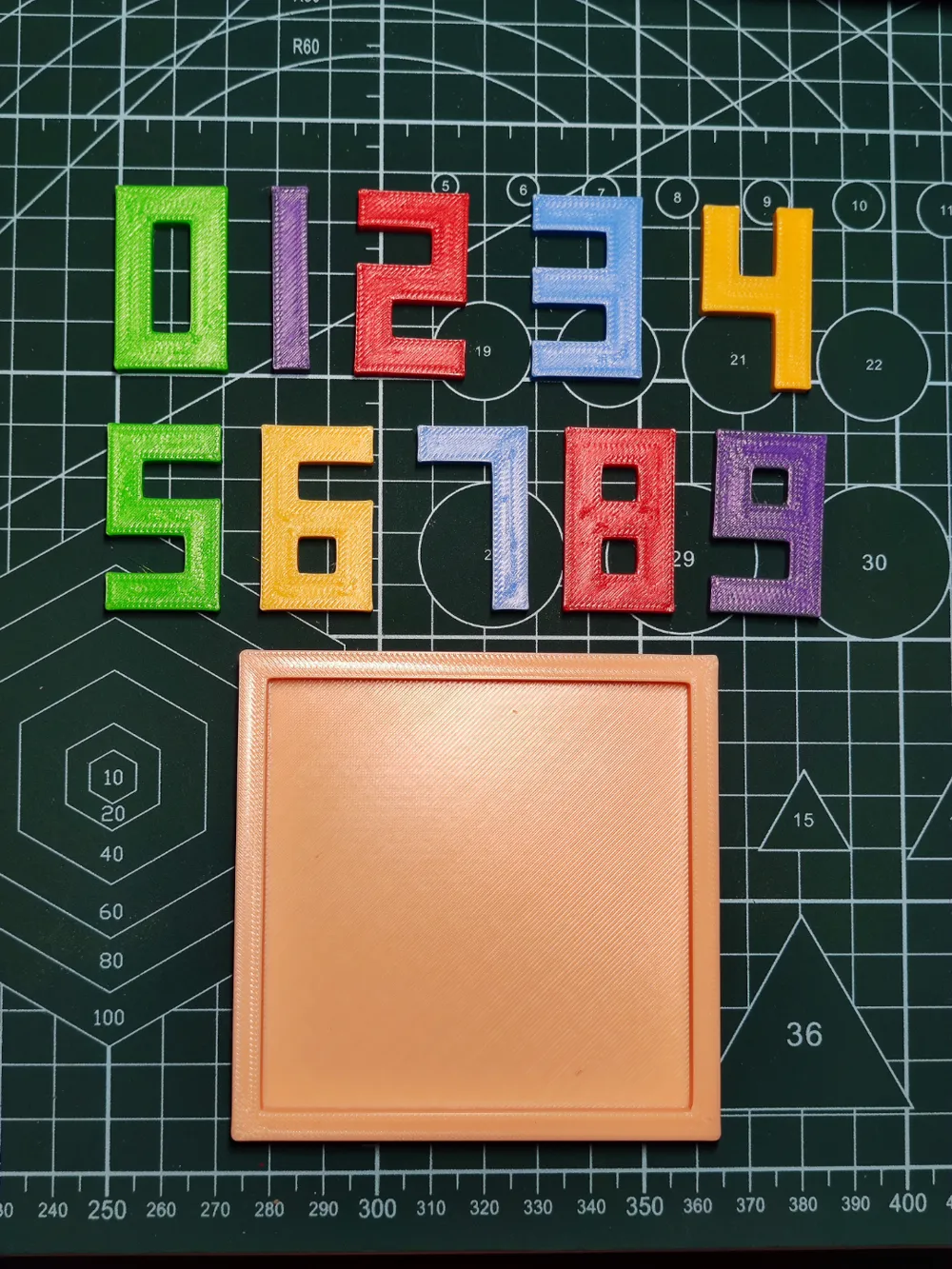 Number Puzzle Tangram, another view - Tangrams, Tile & Sliding Puzzles, digit