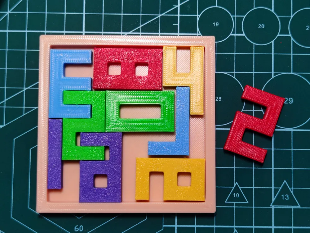 Number Puzzle Tangram