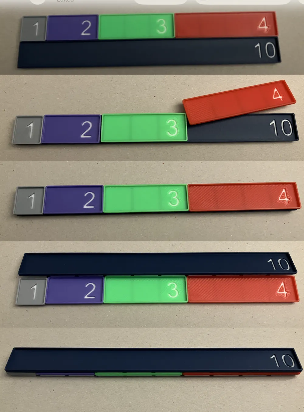 Number Tiles v2, photo 3 of 5 - Maths Learning Aids, stack
