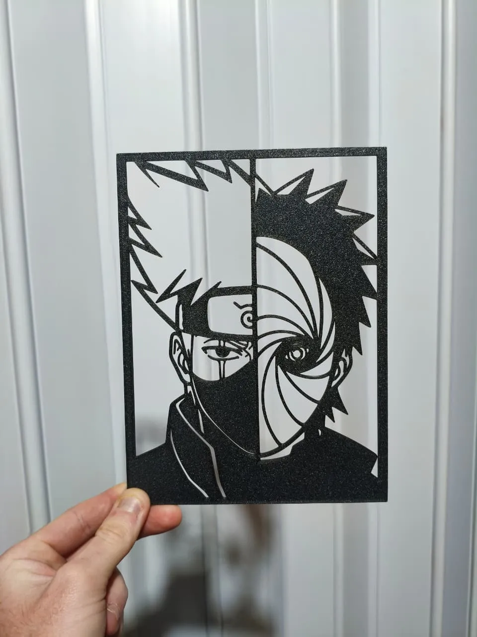 Obito & Kakashi, Split Face Wall Art, photo 4 of 4 - Obito & Kakashi, Split Face Wall Art Household