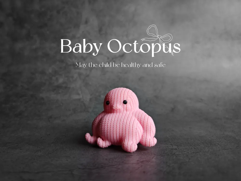Octopus baby kids gift decorations