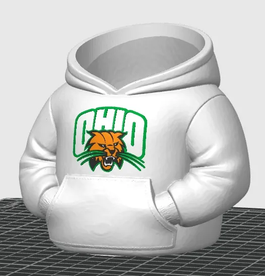 OHIO BOBCATS HOODIE CAN COOLER, photo 4 of 4 - OHIO BOBCATS HOODIE CAN COOLER Household