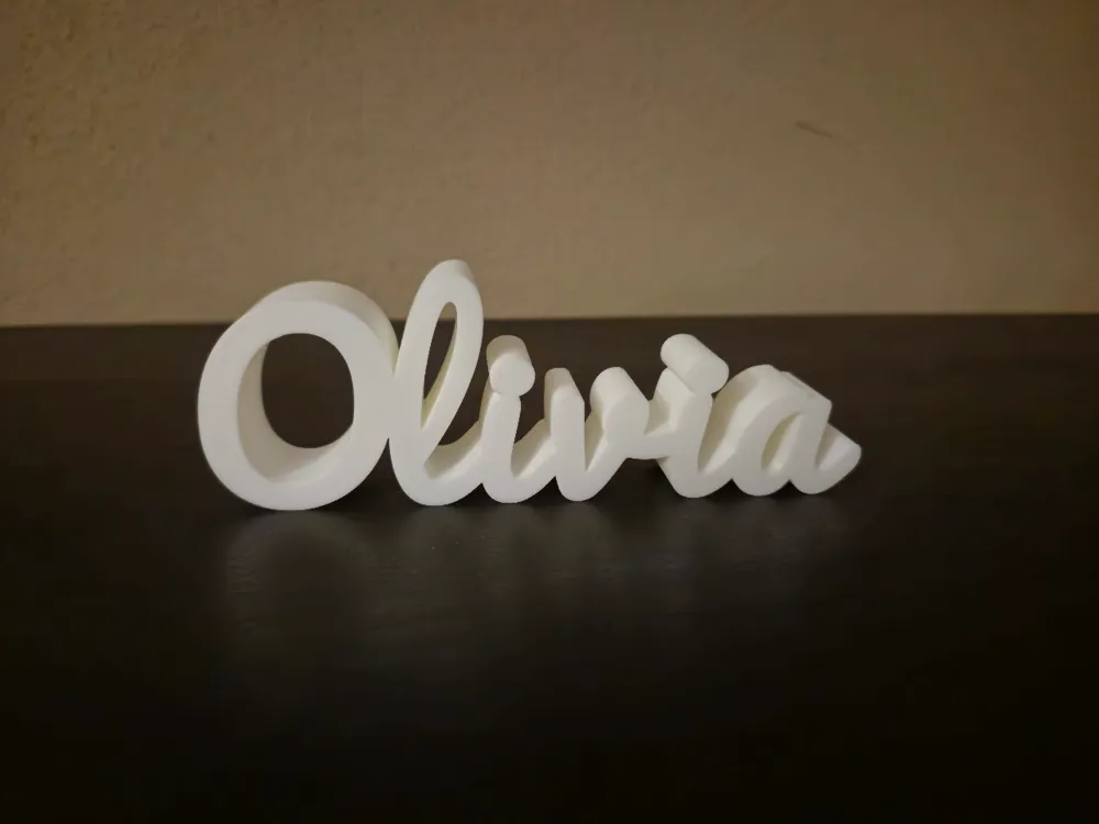 Olivia Name Sign Display, photo 4 of 4 - Custom & Name Signs, name display