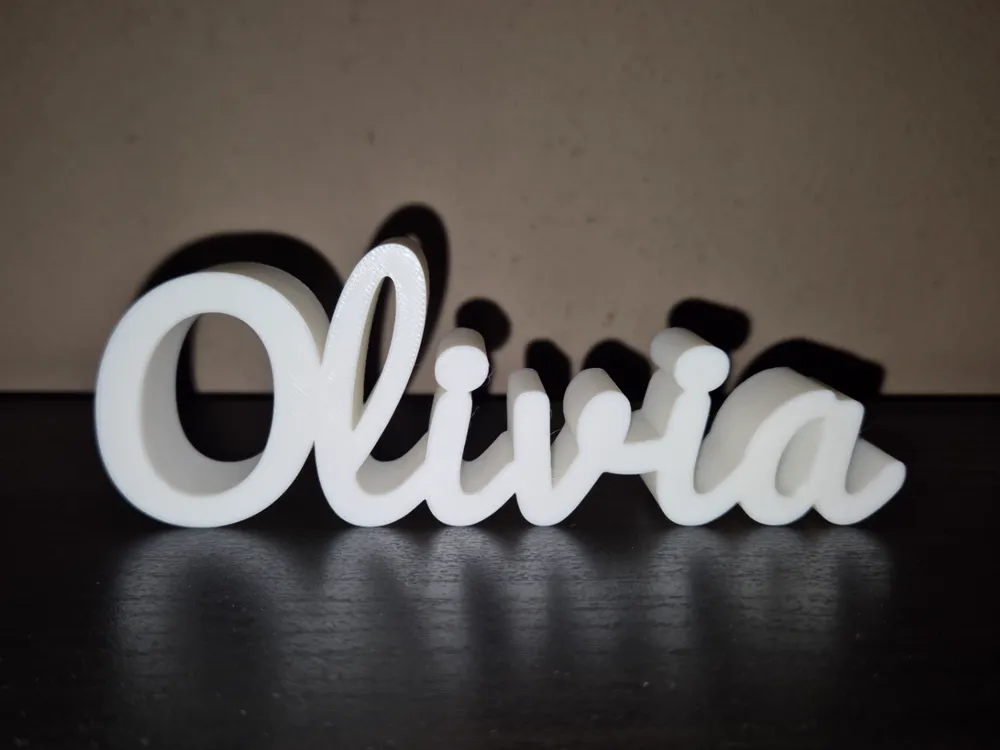 Olivia Name Sign Display