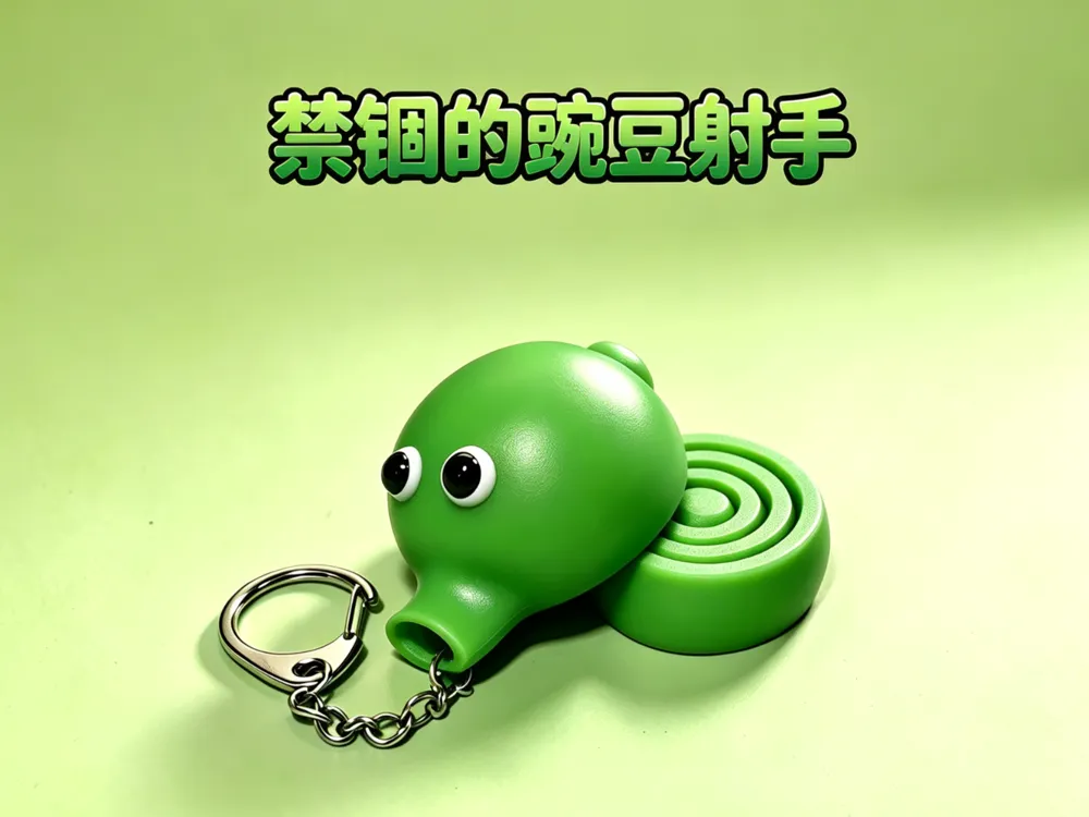 Peashooter Spinning Fidget Top