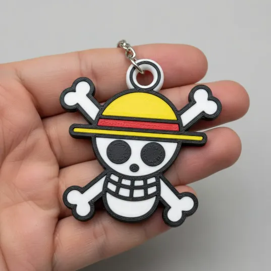 One Piece Pirata Logo Jolly Roger Llavero Abrelata, photo 2 of 4 - One Piece Pirata Logo Jolly Roger Llavero Abrelata Keychains